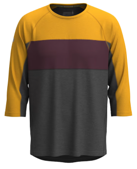 Smartwool Men's Ultralite Mountain Bike 3/4 Sleeve Tee (SW016553) SAMPLE