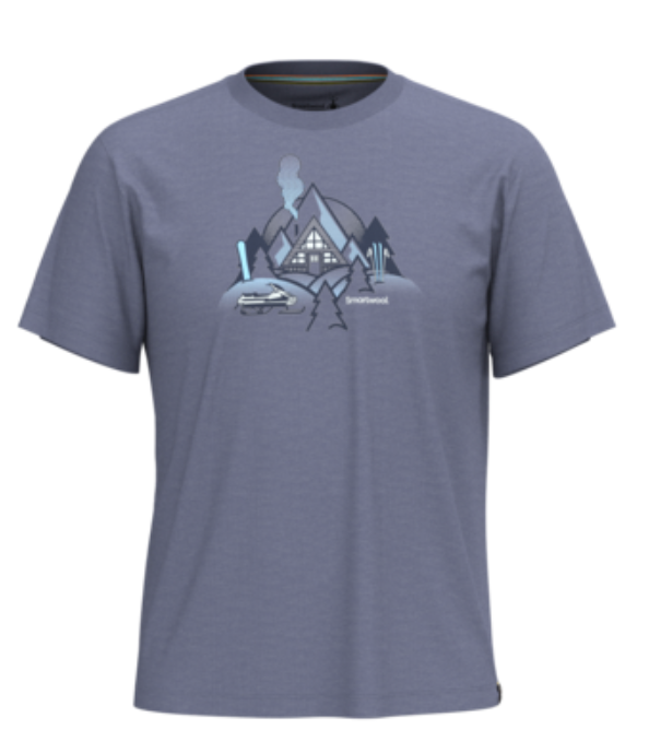 Smartwool Men's Alpine A-Frame Short Sleeve Graphic Tee (SW002978) SAMPLE