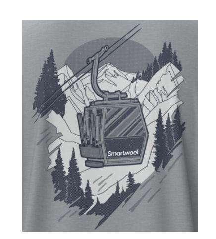 Smartwool Men's Gondola View Long Sleeve Graphic Tee (SW003018) SAMPLE