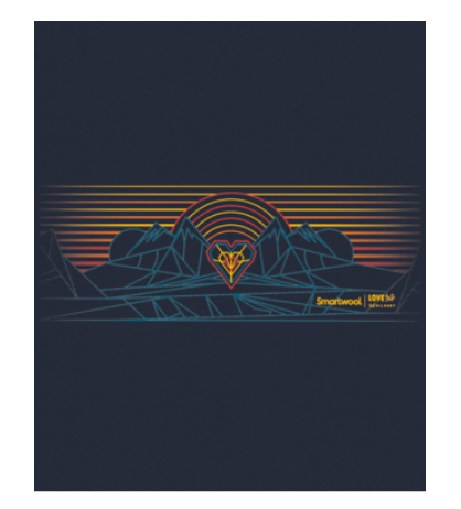 Smartwool Men's Mountain Sunrise Active Short Sleeve Graphic Tee (SW002976) SAMPLE