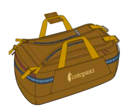 Cotopaxi Allpa Getaway 55 Duffel (S25492U1379) SAMPLE