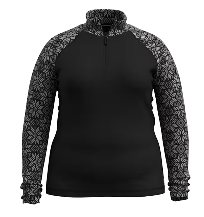 Smartwool Womens Classic Thermal Merino Base Layer 1/4 Zip Plus (SW016782) SAMPLE