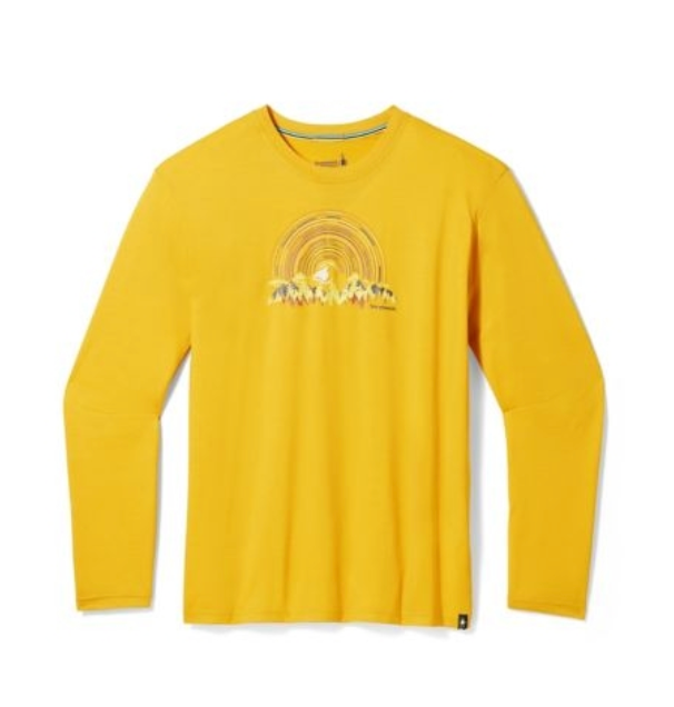 Smartwool Unisex Never Summer Mountains Long Sleeve Graphic Tee (SW017162) SAMPLE