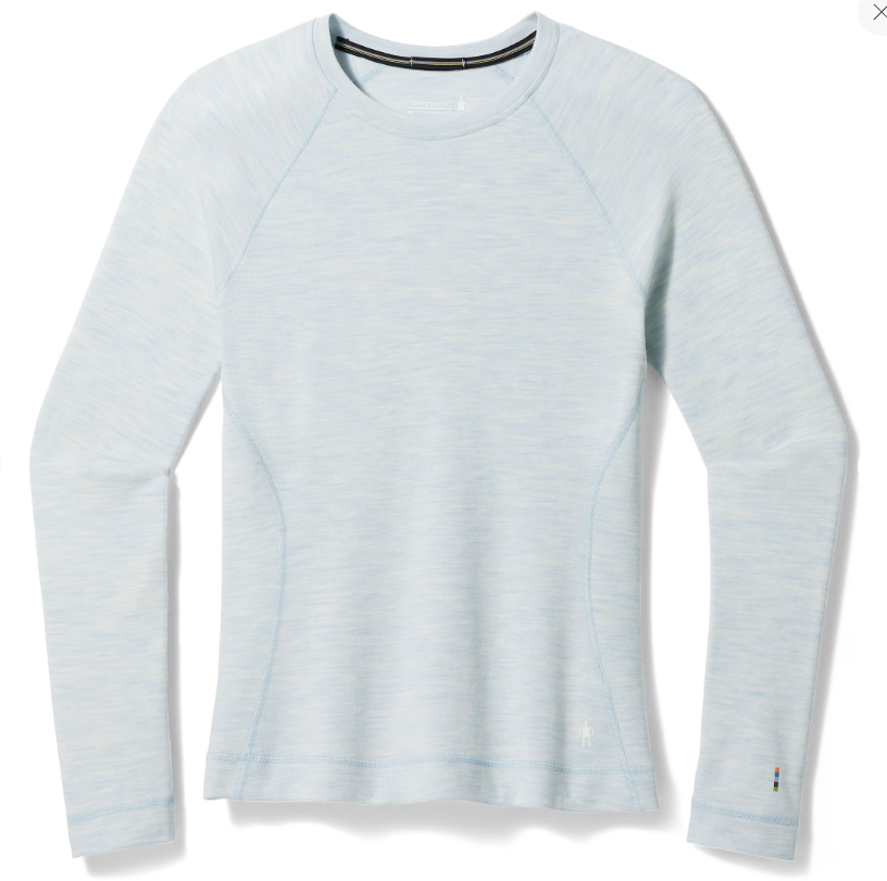 Smartwool Women's Classic Thermal Merino Base Layer Pattern Crew Plus (SW016781/SW016780) SAMPLE