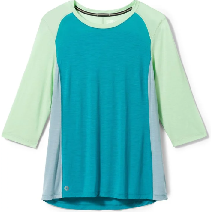 Smartwool Women's Ultralite Mountain Bike 3/4 Sleeve Tee (SW016591) SAMPLE