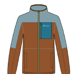 Cotopaxi Men's Abrazo Full-Zip Fleece Jacket (F23471M543) SAMPLE