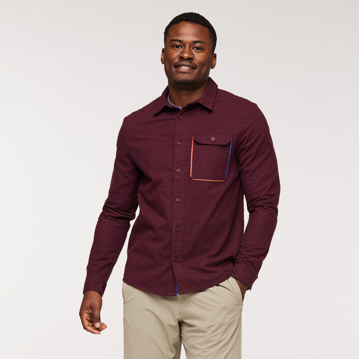 Cotopaxi Men's Fresco Organic Flannel Long Sleeve Shirt SAMPLE
