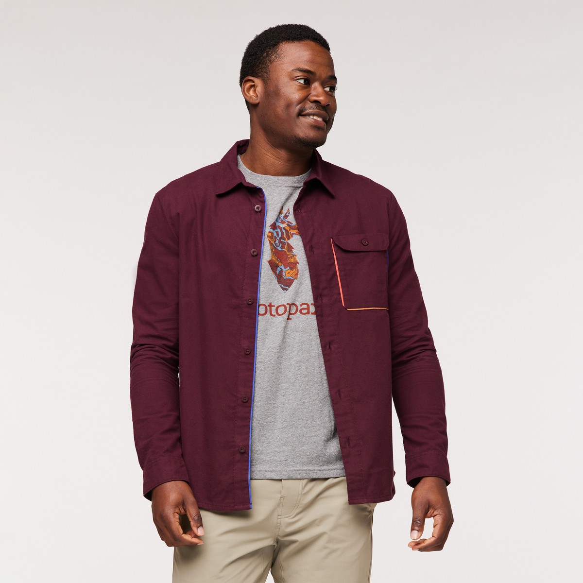 Cotopaxi Men's Fresco Organic Flannel Long Sleeve Shirt SAMPLE