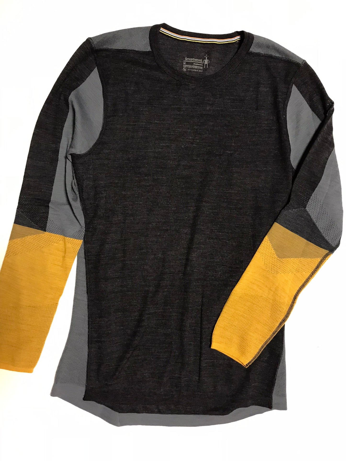 Smartwool Men's Intraknit Thermal Merino Base Layer Colorblock Crew (SW016453) SAMPLE