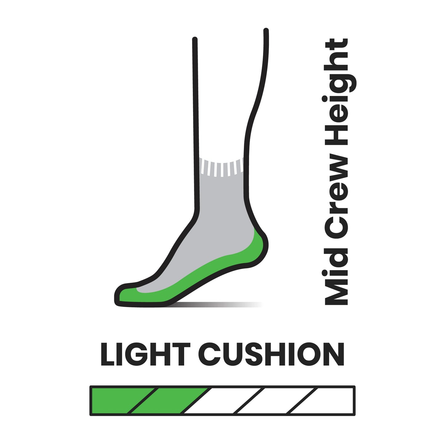 Smartwool Women's Hike Zig Zag Valley Mid Crew (SW001580)