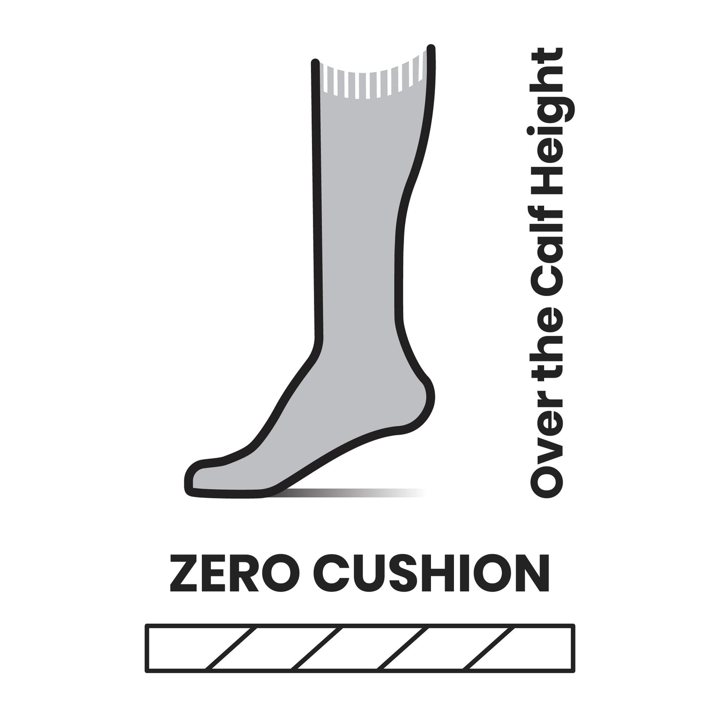 Smartwool Men's Ski Zero Cushion Rainbow Trails Print OTC Socks (SW002619)