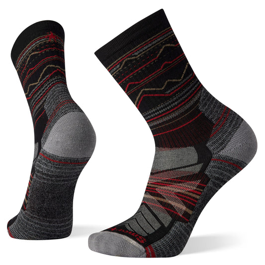 Smartwool Men's Hike Light Cushion Mountain Pattern Crew (SW001615)