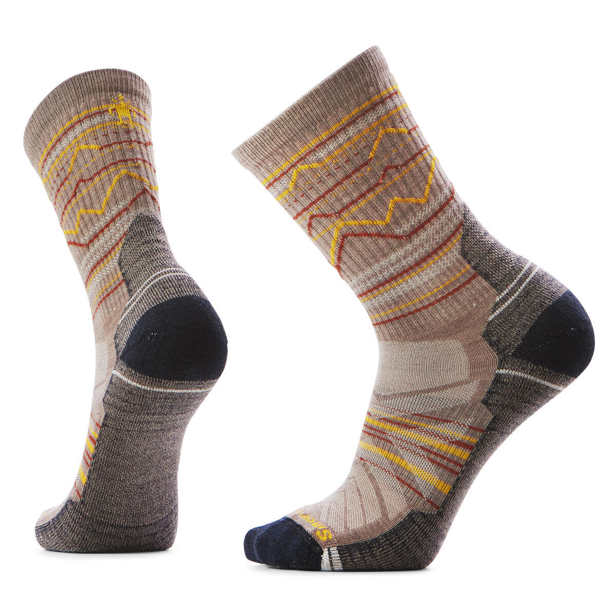 Smartwool Men's Hike Light Cushion Mountain Pattern Crew (SW001615)