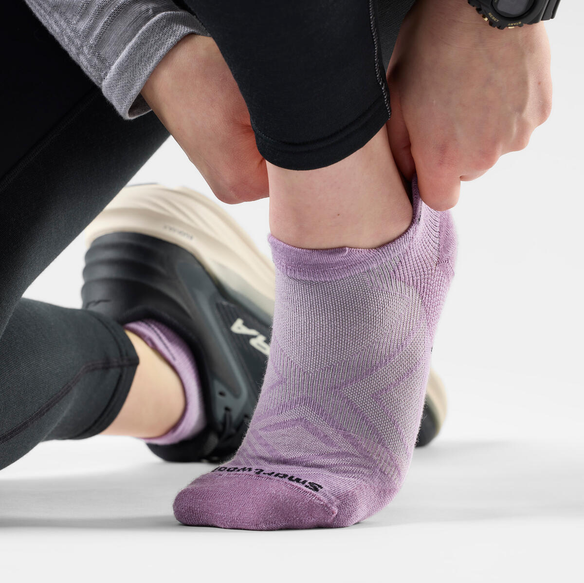 Smartwool Women's Run Zero Cushion Low Ankle Socks (SW001668)