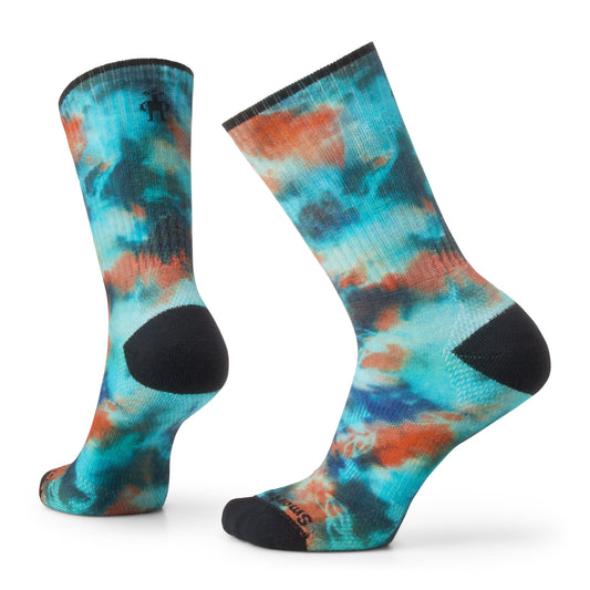 Smartwool Athletic Far Out Tie Dye Print Targeted Cushion Crew (SW002136)