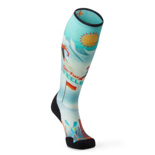 Smartwool Women's Ski Targeted Snow Bunny Print OTC (SW002167)