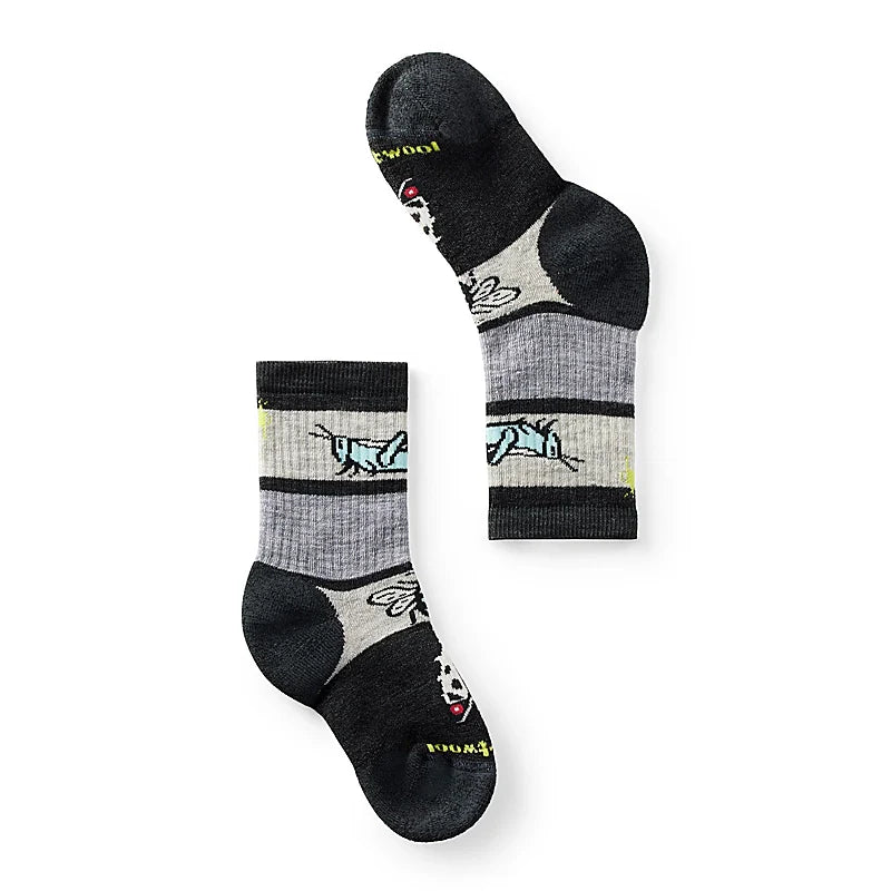 Smartwool Kids' Hike Full Cushion Garden Bugs Pattern Crew Socks (SW002182)