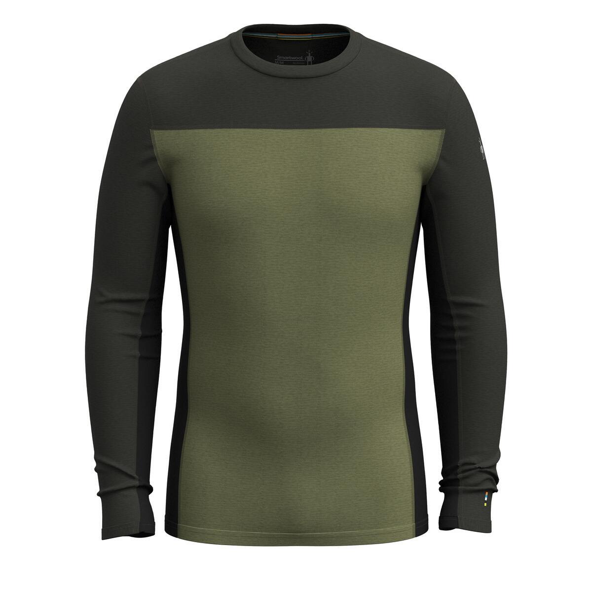 Smartwool Men's Classic Thermal Merino Base Layer Colorblock Crew (SW002569)