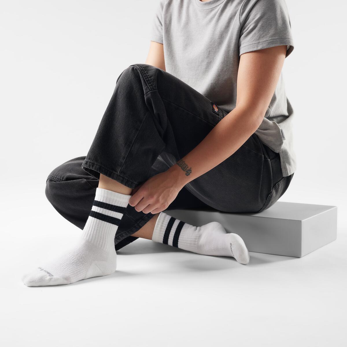 Smartwool Athletic Striped Crew Socks (SW002683)