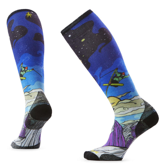Smartwool Women's Ski Zero Cushion Galactic Ski Print OTC (SW002885)