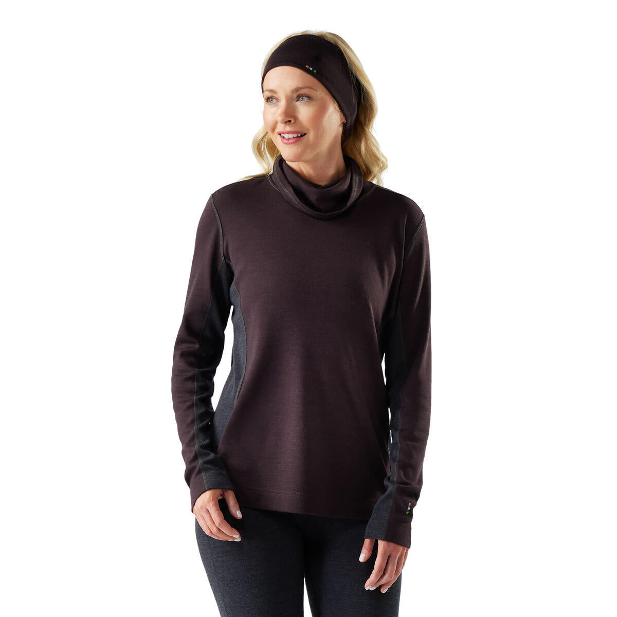 Smartwool Women's Classic Thermal Merino Base Layer Mock Neck (SW002984) SAMPLE