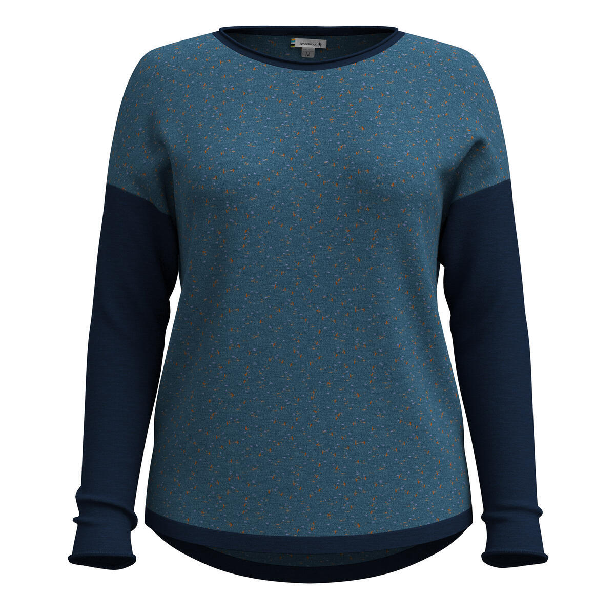 Smartwool Womens Shadow Pine Colorblock Sweater (SW016487) SAMPLE