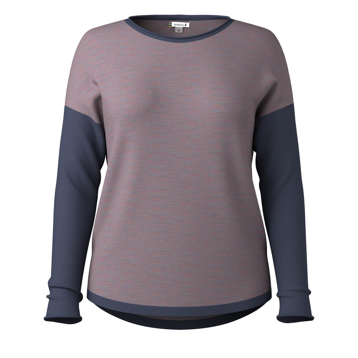 Smartwool Women's Shadow Pine Colorblock Crew Sweater (SW016487)