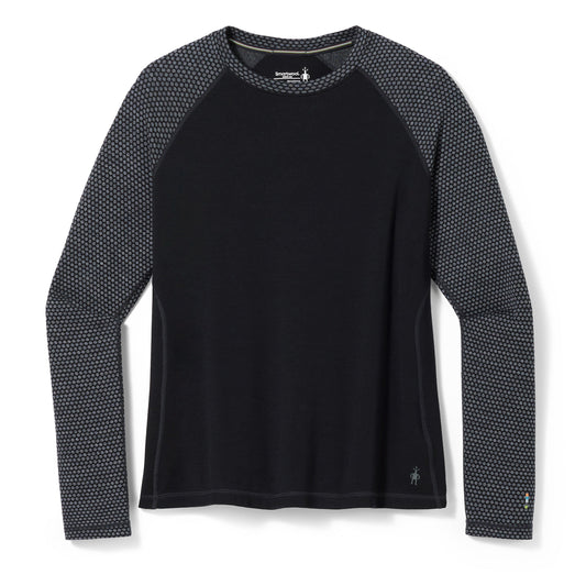 Smartwool Women's Classic Thermal Merino Base Layer Pattern Crew Plus (SW016781)