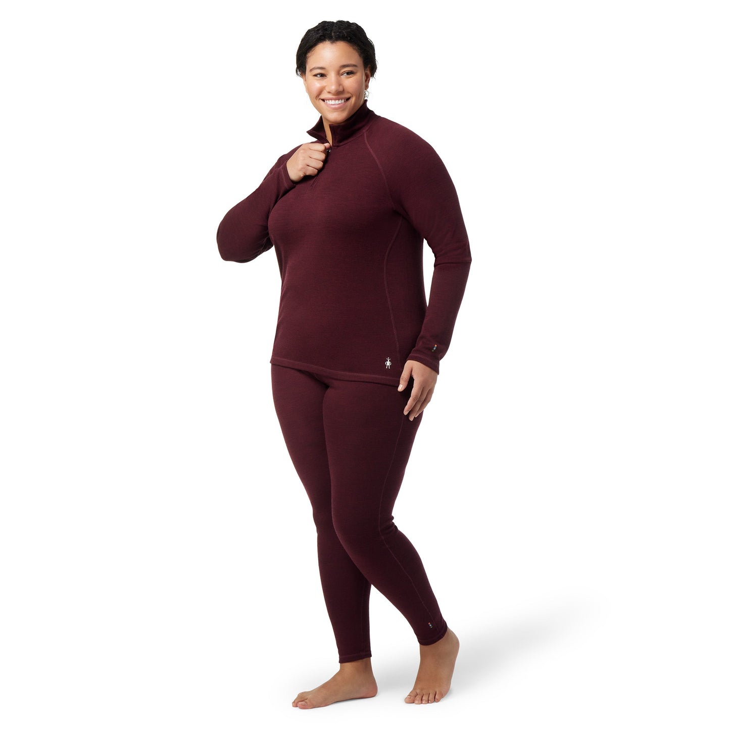 Smartwool Women's Classic Thermal Merino Base Layer 1/4 Zip Plus (SW016782)