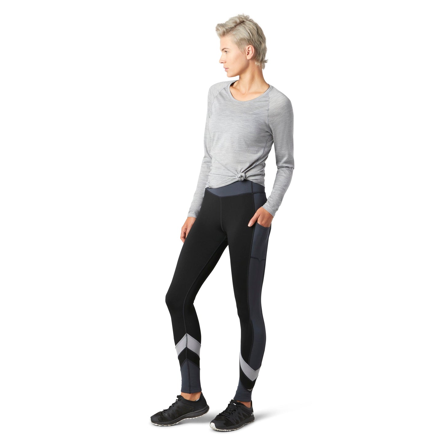 Smartwool Women's Merino Sport Fleece Colorblock Tight (SW017356)