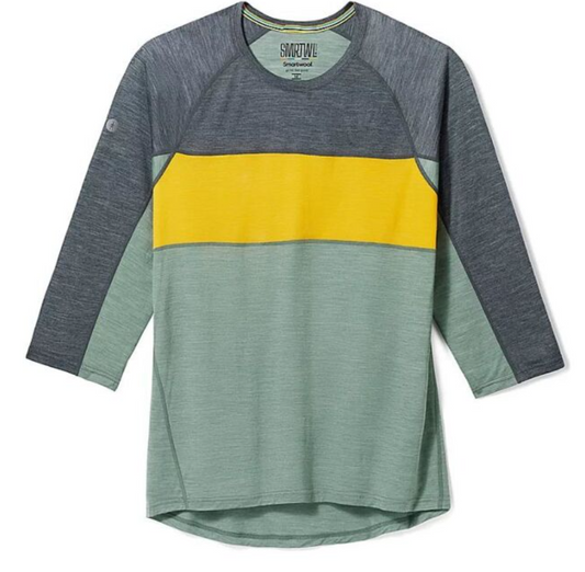 Smartwool Men's Ultralite Mountain Bike 3/4 Sleeve Tee (SW016553) SAMPLE