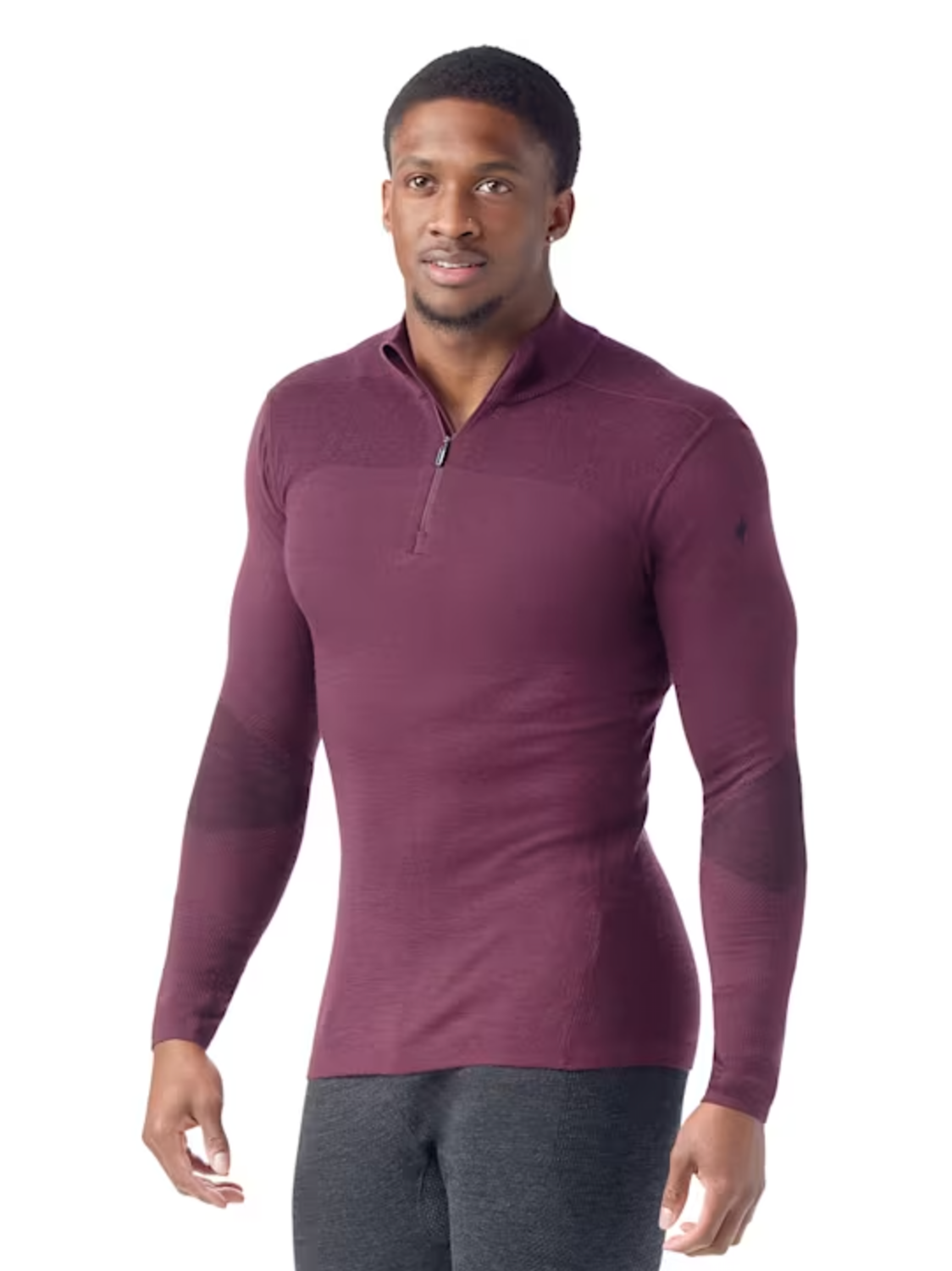 Smartwool Mens Intraknit Thermal Merino Base Layer 1/4 Zip (SW016260) SAMPLE