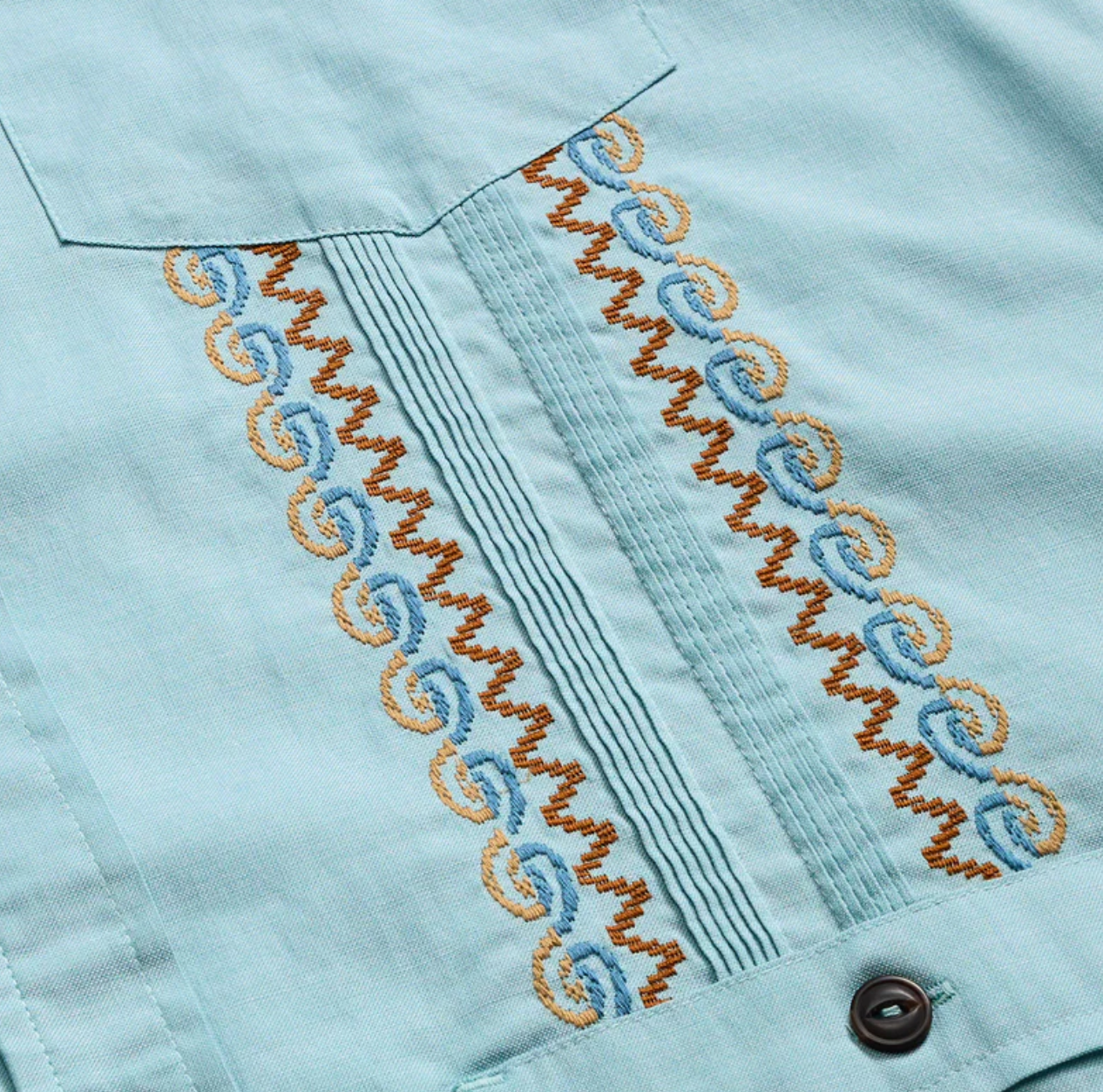 Howler Bros Men's Guayabera Shirt (1274) SAMPLE