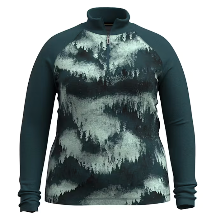 Smartwool Womens Classic Thermal Merino Base Layer 1/4 Zip Plus (SW016782) SAMPLE