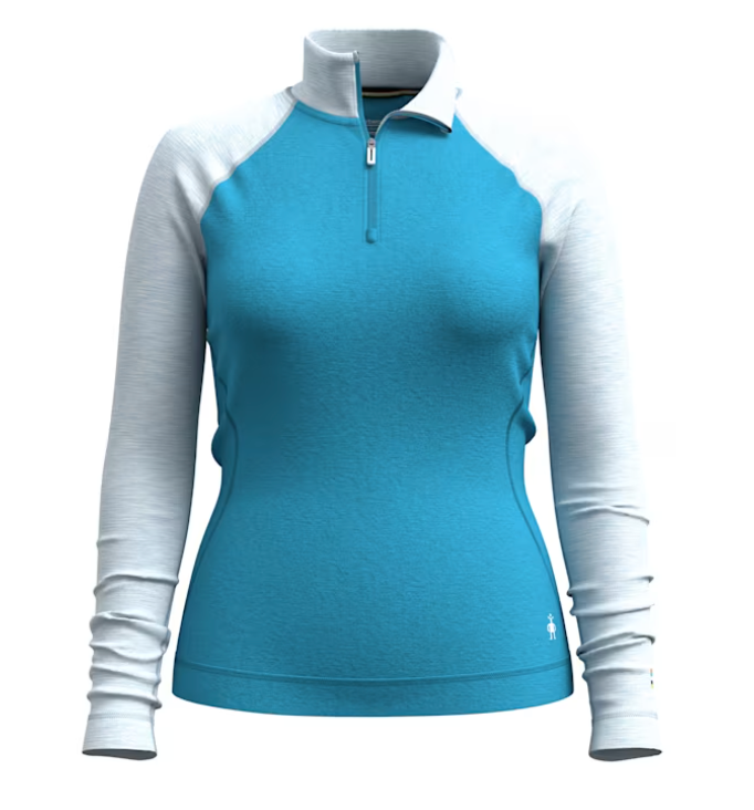 Smartwool Womens Classic Thermal Merino Base Layer 1/4 Zip Plus (SW016782) SAMPLE
