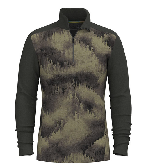 Smartwool Men's Classic Thermal Merino Base Layer 1/4 Zip (SW016355) SAMPLE