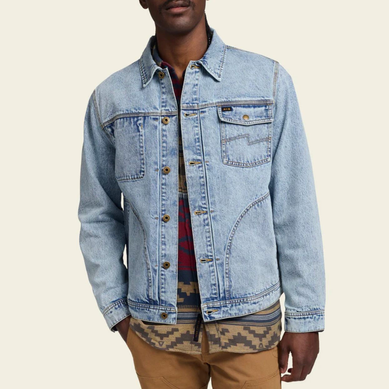 Howler Brothers Men's Denim Depot Jacket (1557) SAMPLE
