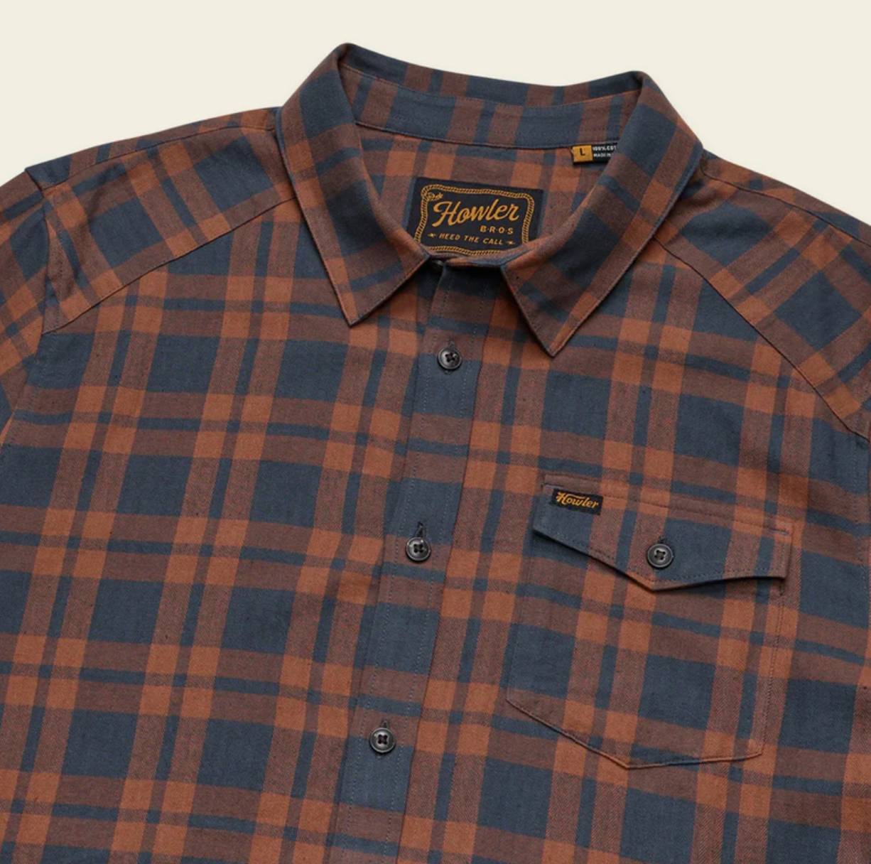 Howler Bros Men's La Grange Lightweight Flannel SAMPLE