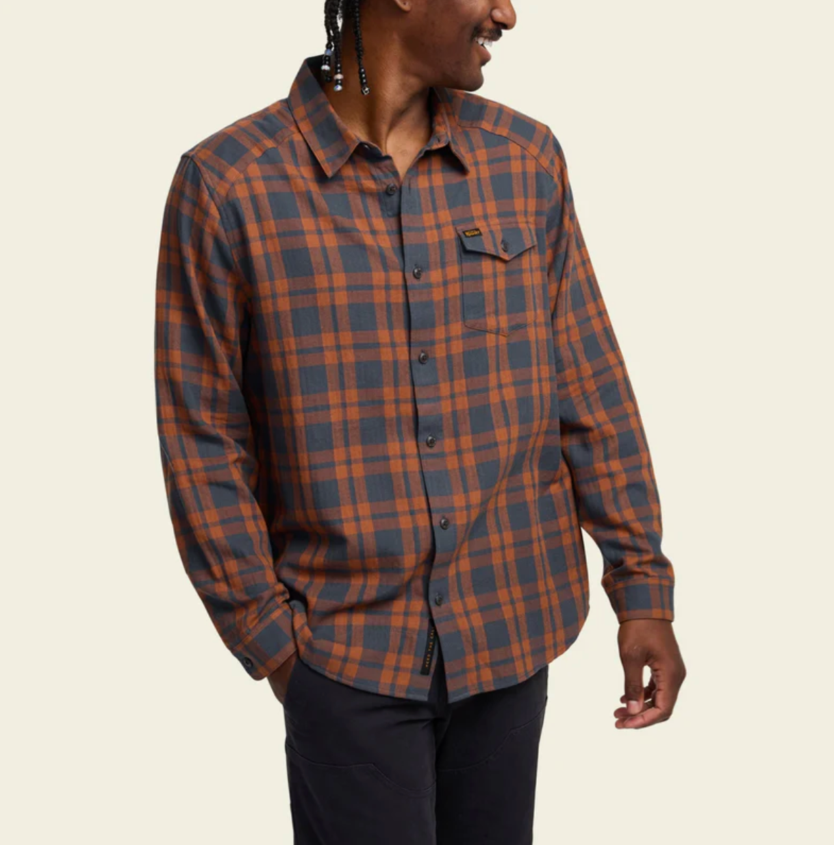 Howler Bros Men's La Grange Lightweight Flannel SAMPLE