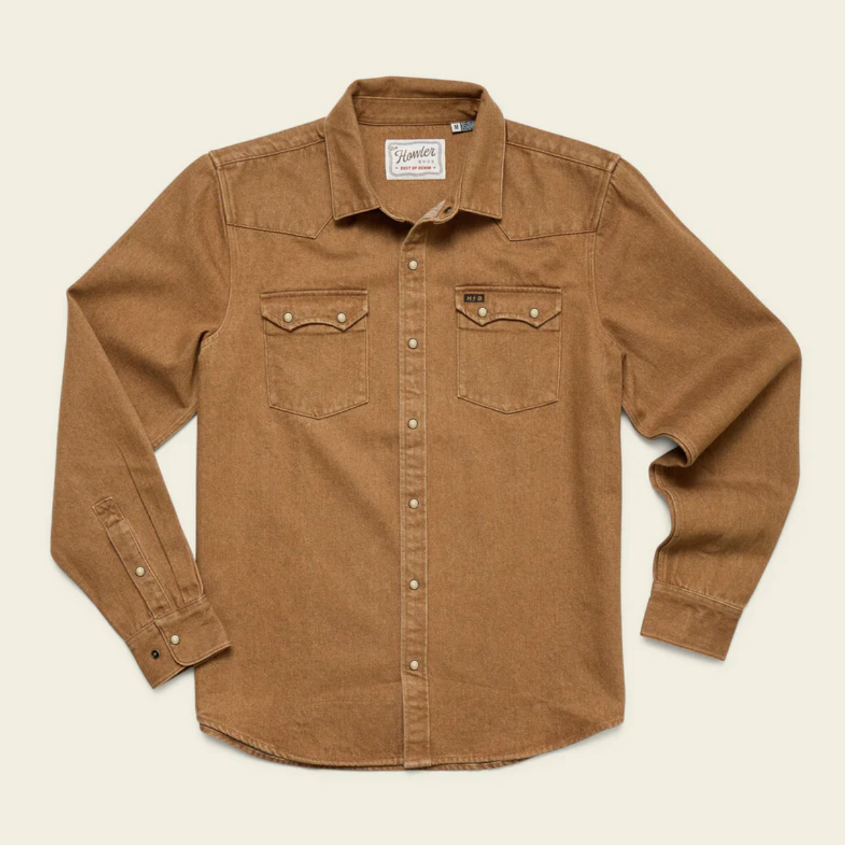 Howler Bros Men's Dust Up Denim Snapshirt SAMPLE