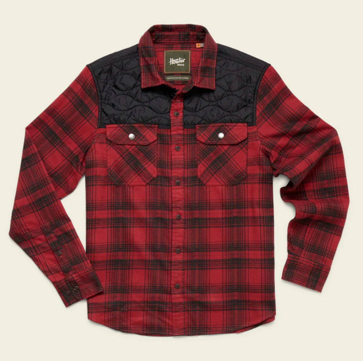 Howler Bros Men's Quintana Quilted Flannel (1253) SAMPLE
