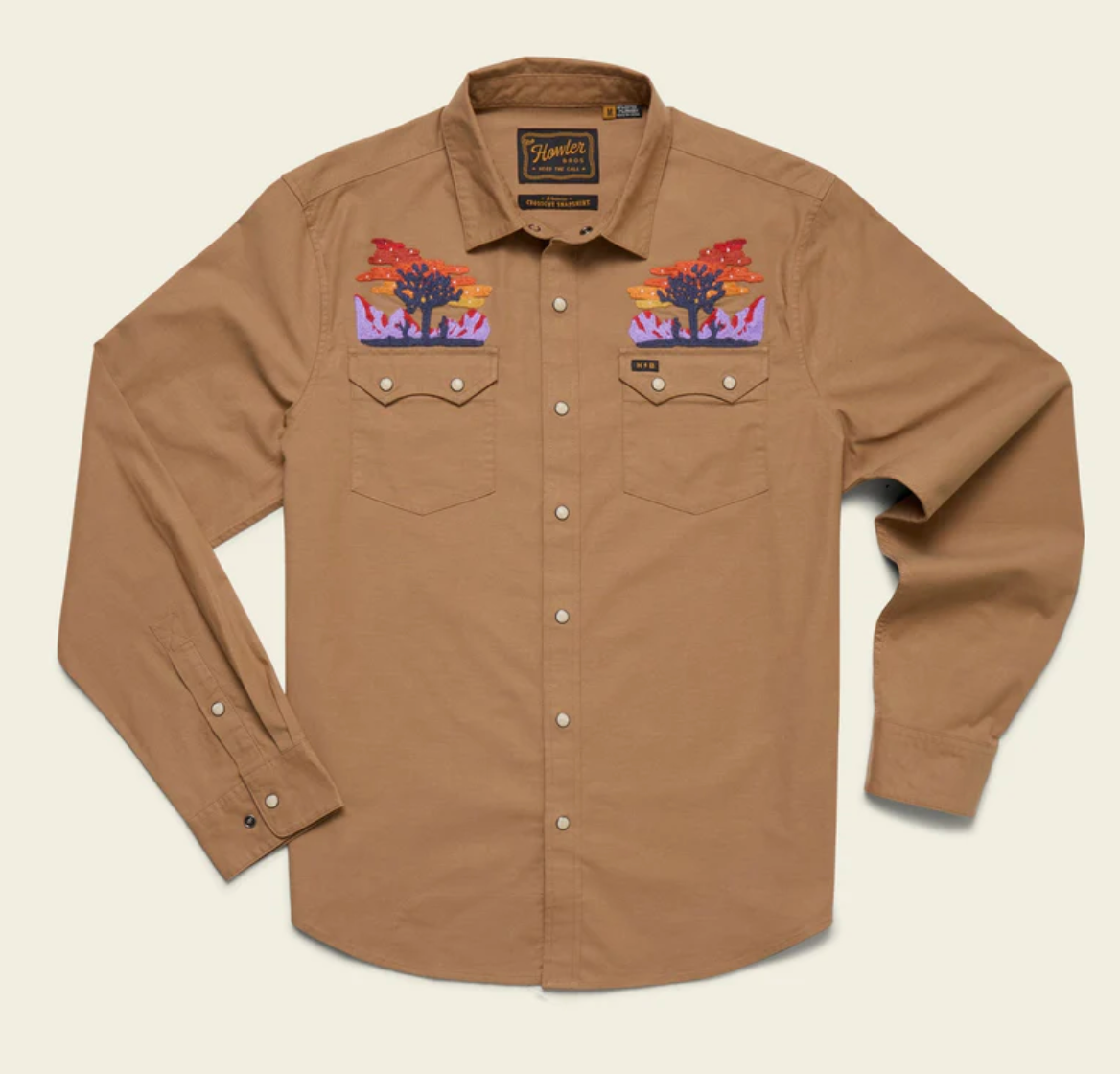 Howler Bros Men's Crosscut Deluxe Snapshirt (2228) SAMPLE