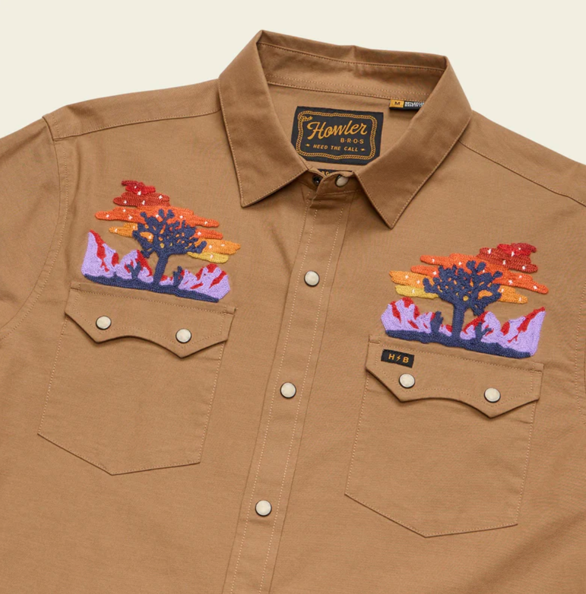 Howler Bros Men's Crosscut Deluxe Snapshirt (2228) SAMPLE