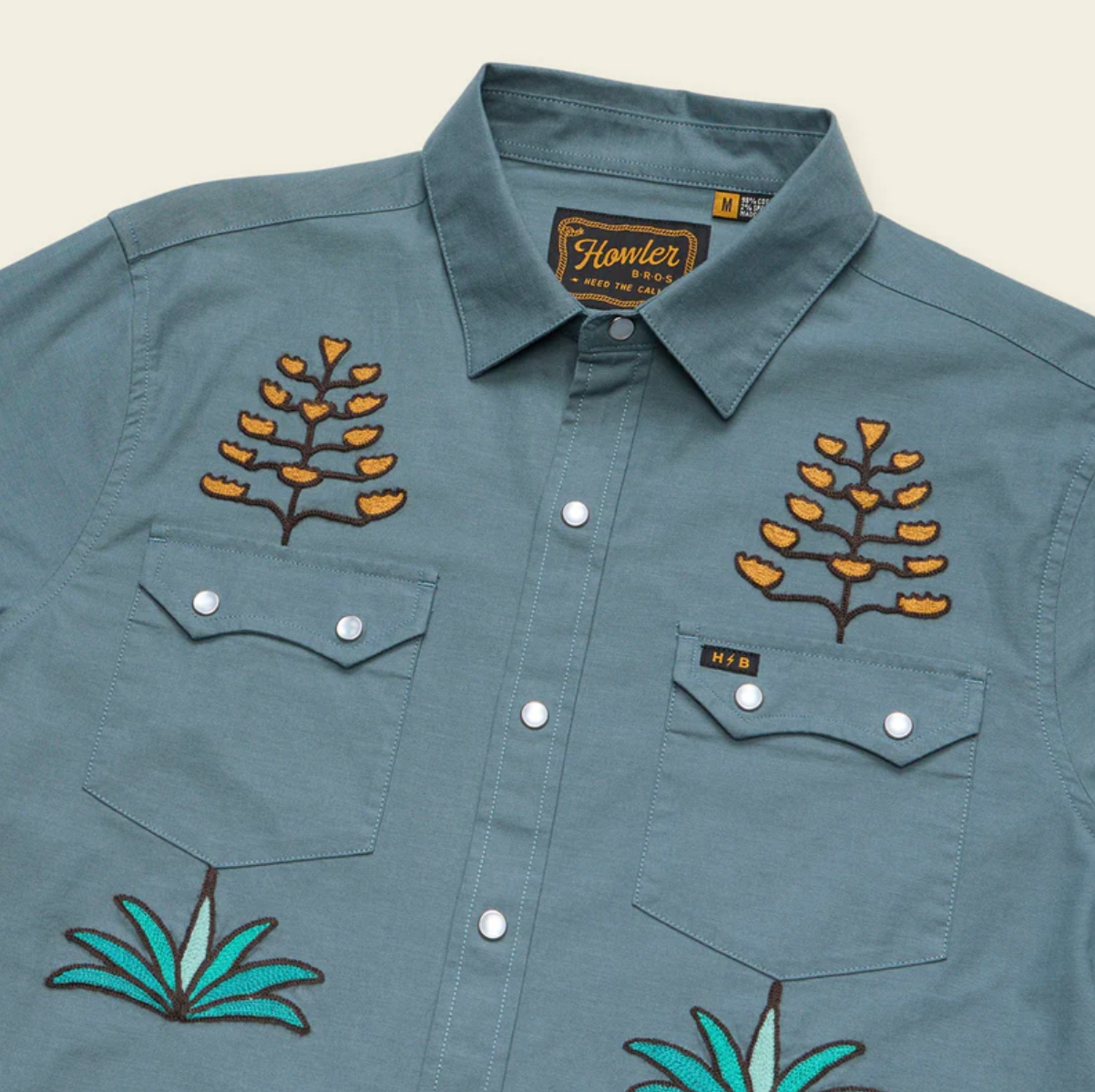 Howler Bros Men's Crosscut Deluxe Snapshirt (2228) SAMPLE