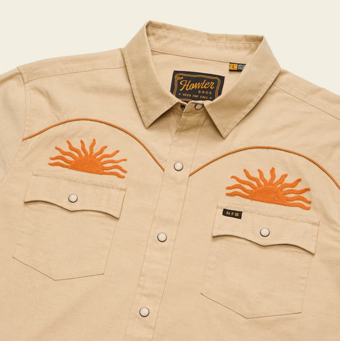 Howler Bros Men's Crosscut Deluxe Snapshirt (2229) SAMPLE