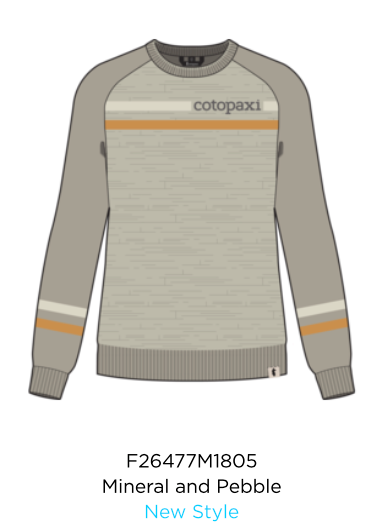Cotopaxi Men's Crew Sweater SAMPLE