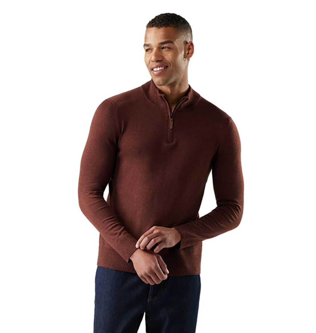 Smartwool Men's Sparwood 1/2 Zip Sweater (SW002845) SAMPLE