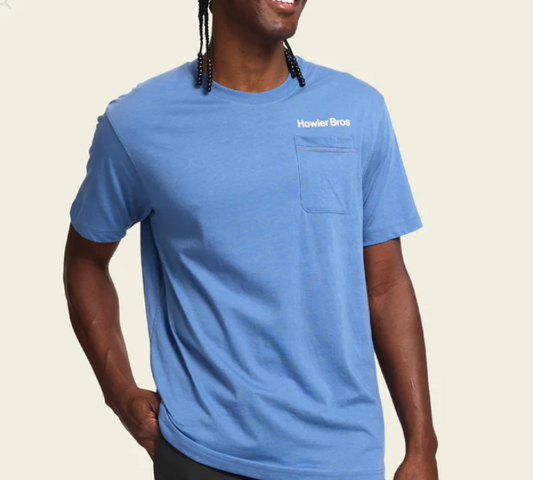 Howler Bros Men's Pelican Postage Pocket T-Shirt (1110) SAMPLE