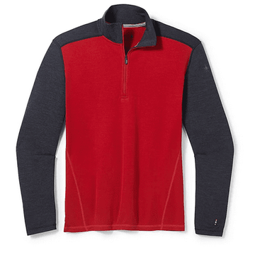 Smartwool Men's Classic Thermal Merino Base Layer 1/4 Zip (SW016355) SAMPLE